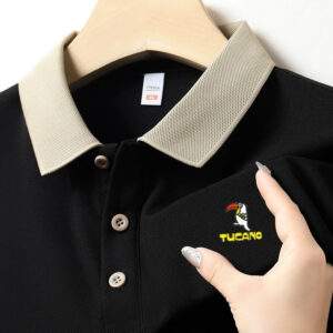 Men's Breathable Polo T Shirt For Summer, Casual Trendy Top For Males, Sport And Leisure Wear